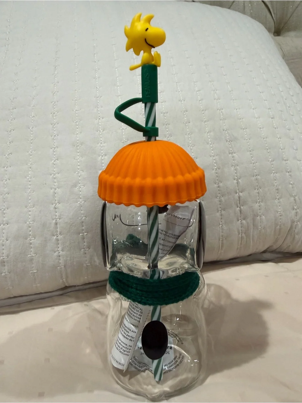 Starbucks Viral Snoopy Glass Cup